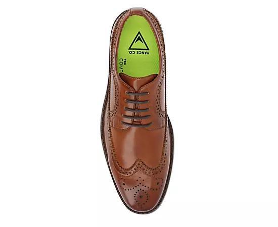 VANCE Gordy Tru Comfort Foam Men's Wingtip Dress Shoes, Size: 13, Red Product Image
