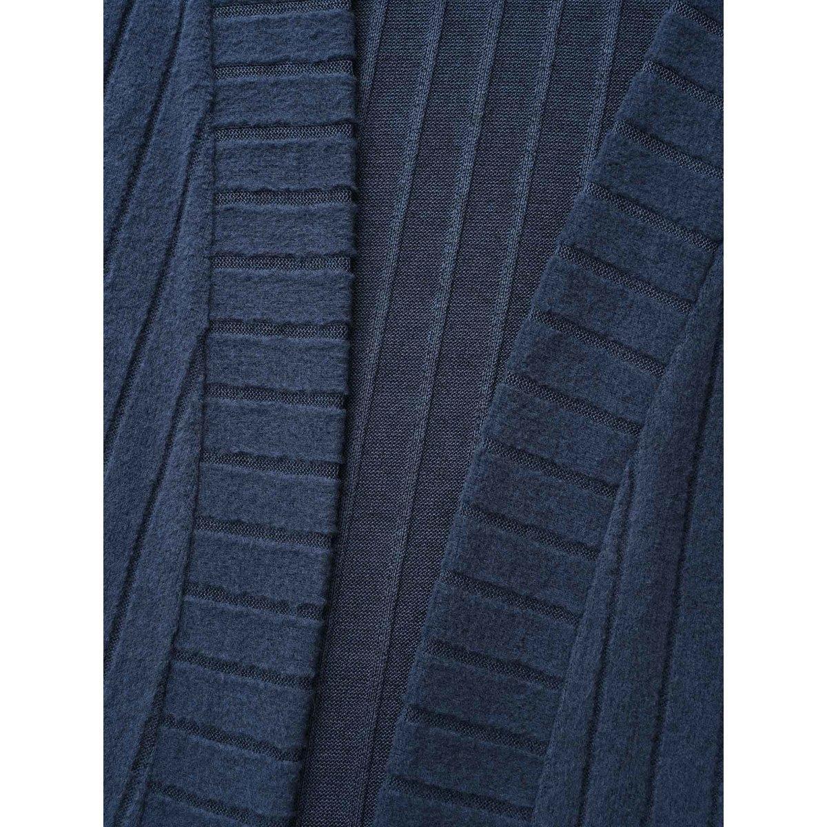 Plus Size Plain Pit Strip Curved Hem Coat Women Aegean Elegant Texture Ladies Everyday Winter Coats BloomChic 14-16/1X Product Image