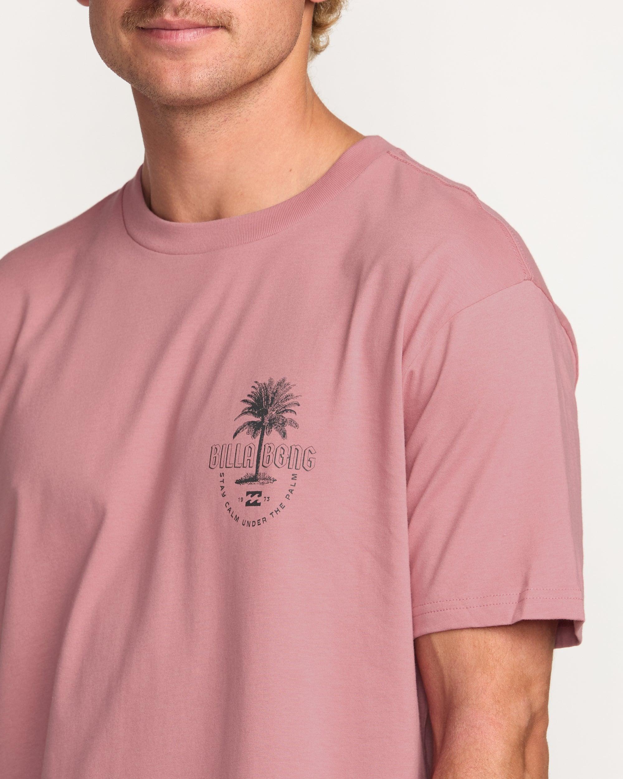 Calm Palm Premium Tee - Dusty Pink Male Product Image