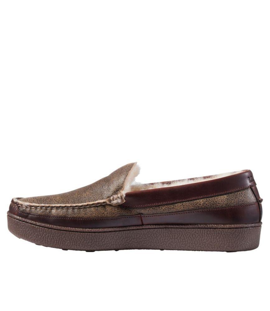 Men's Lodge Moc Vibram® Slippers, Shearling Product Image