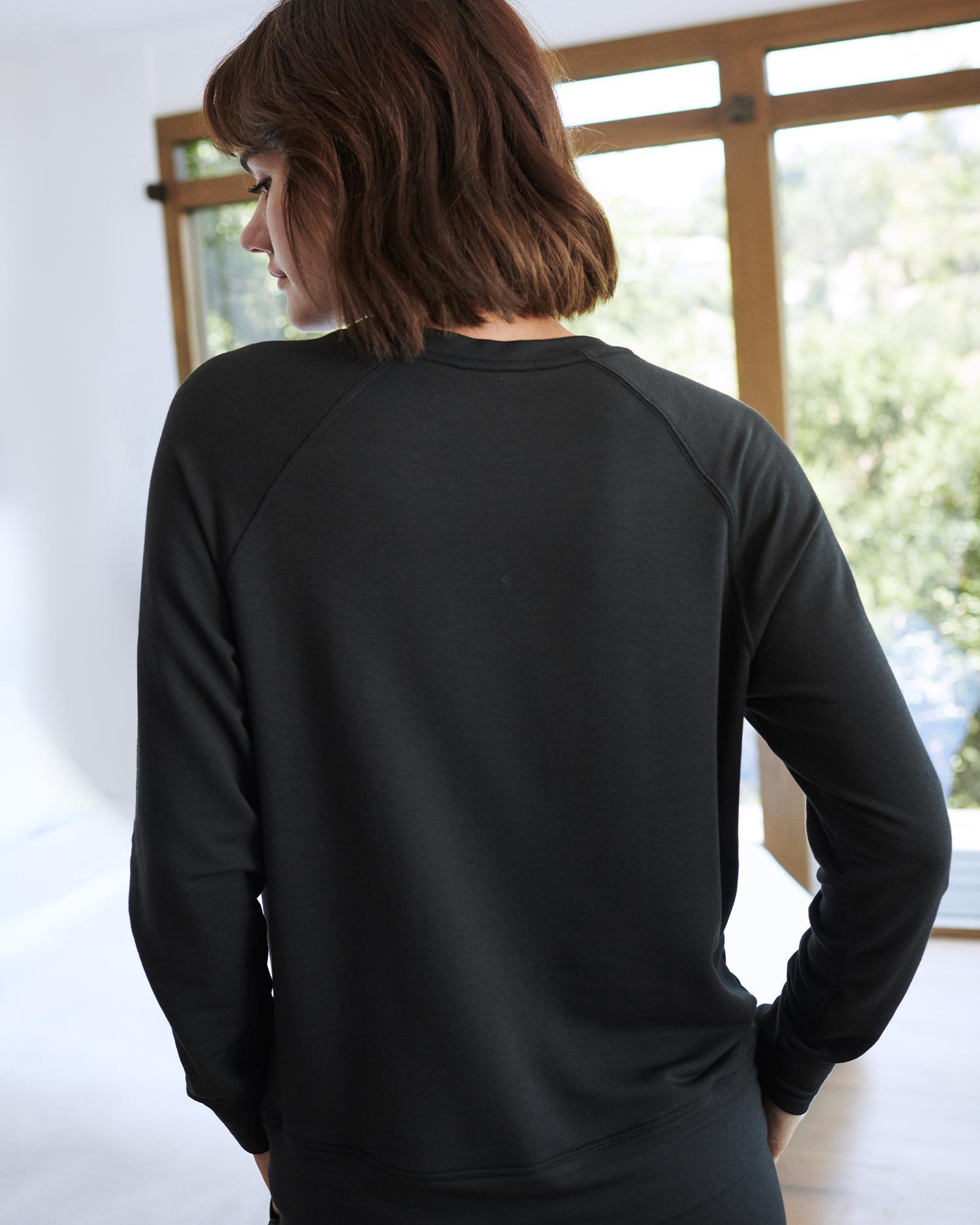 Quince | Women's SuperSoft Fleece Crew Sweatshirt Size XS, Lenzing Modal Product Image