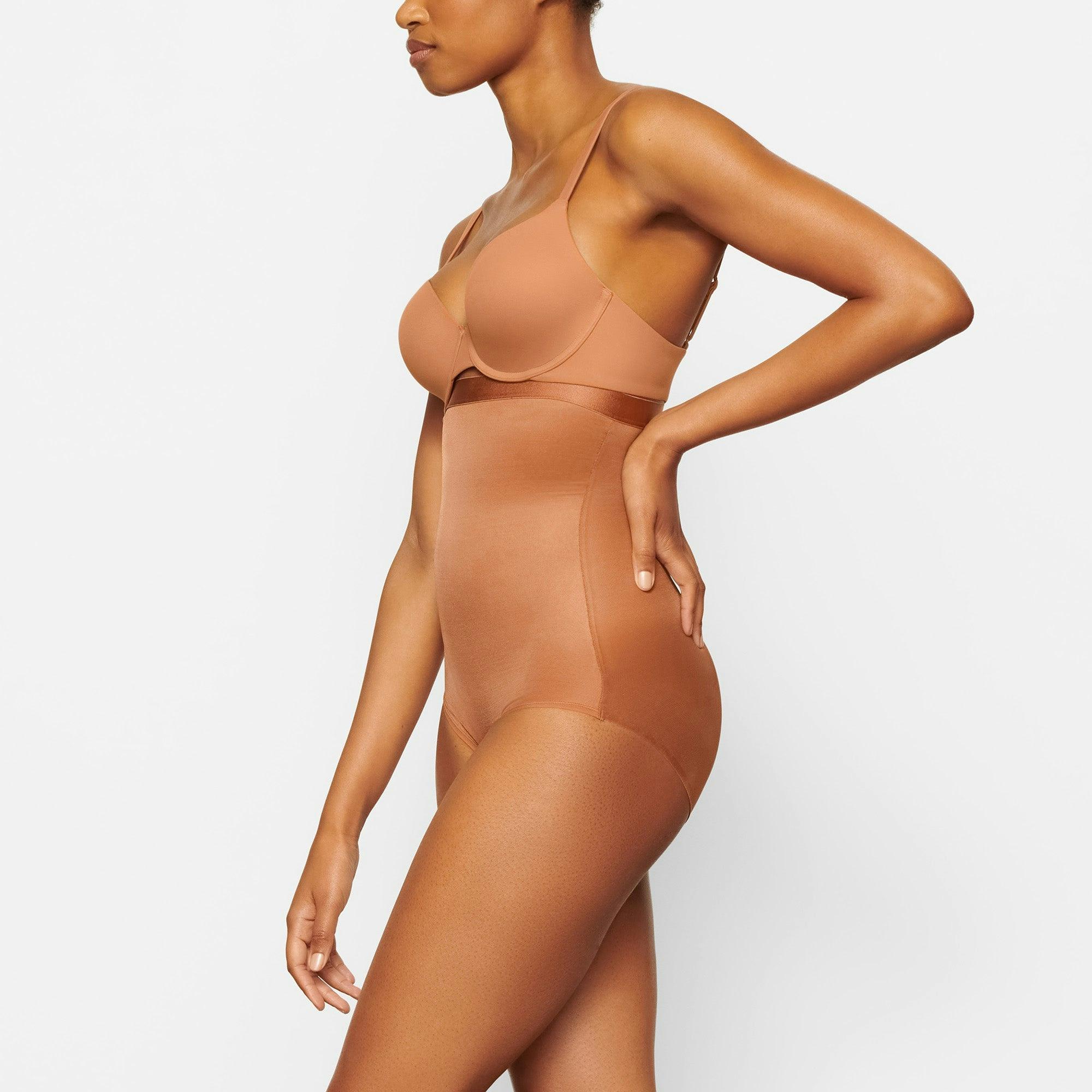 SIMPLY BARE HIGH-WAISTED BRIEF | BRONZE Product Image