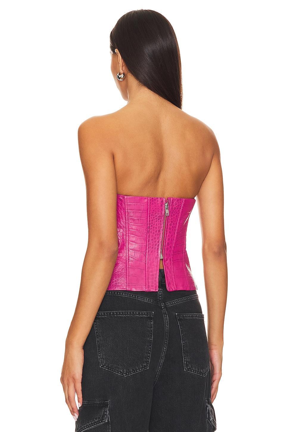 Kaira Leather Top Camila Coelho Product Image