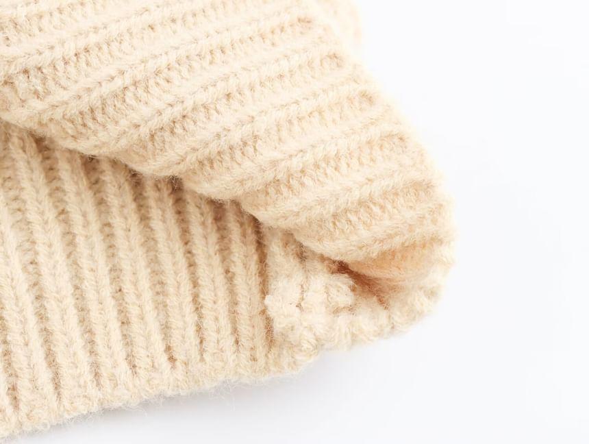 Crew Neck Color Block Sweater Product Image