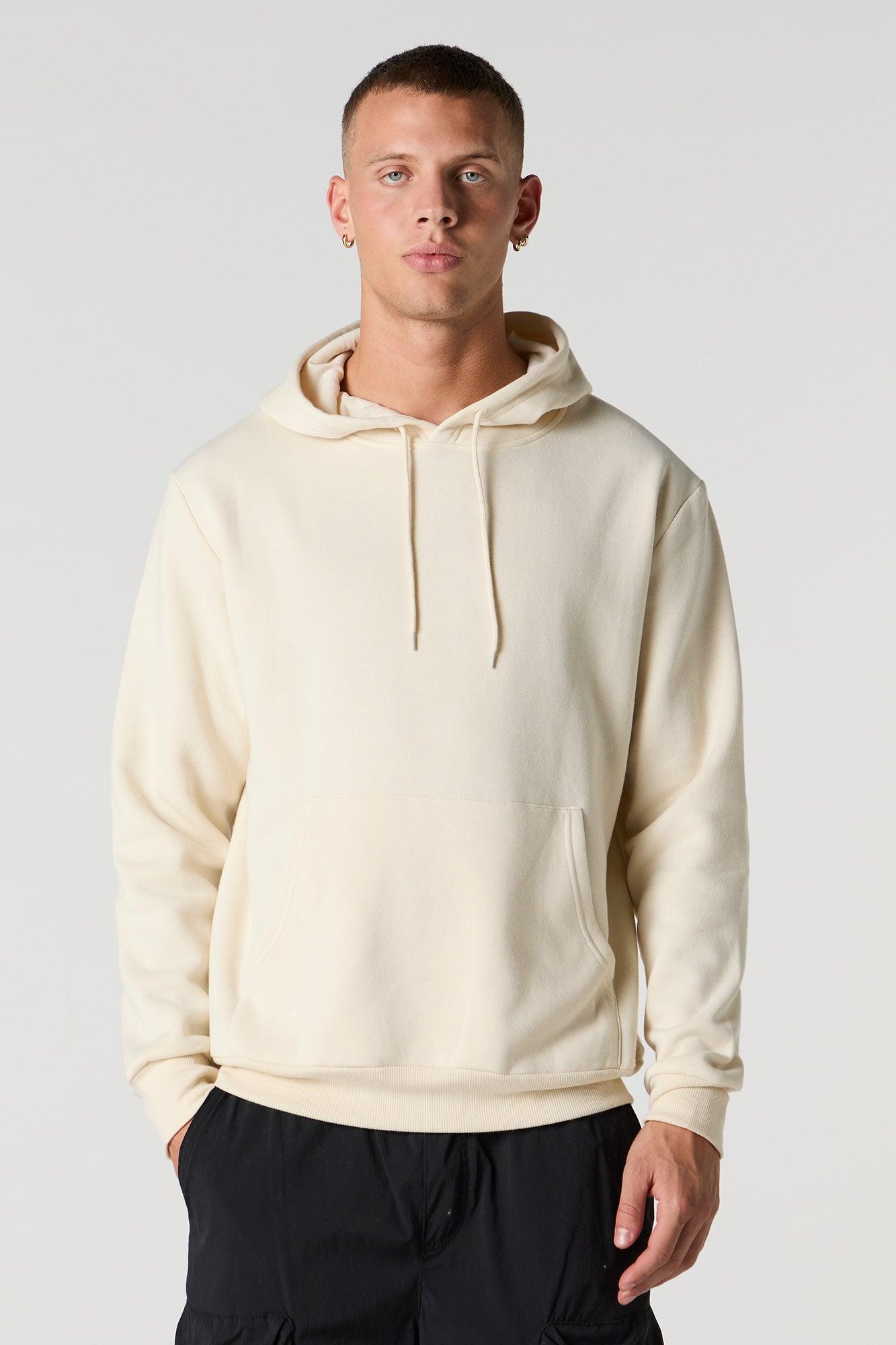 Everyday Solid Fleece Hoodie Male Product Image