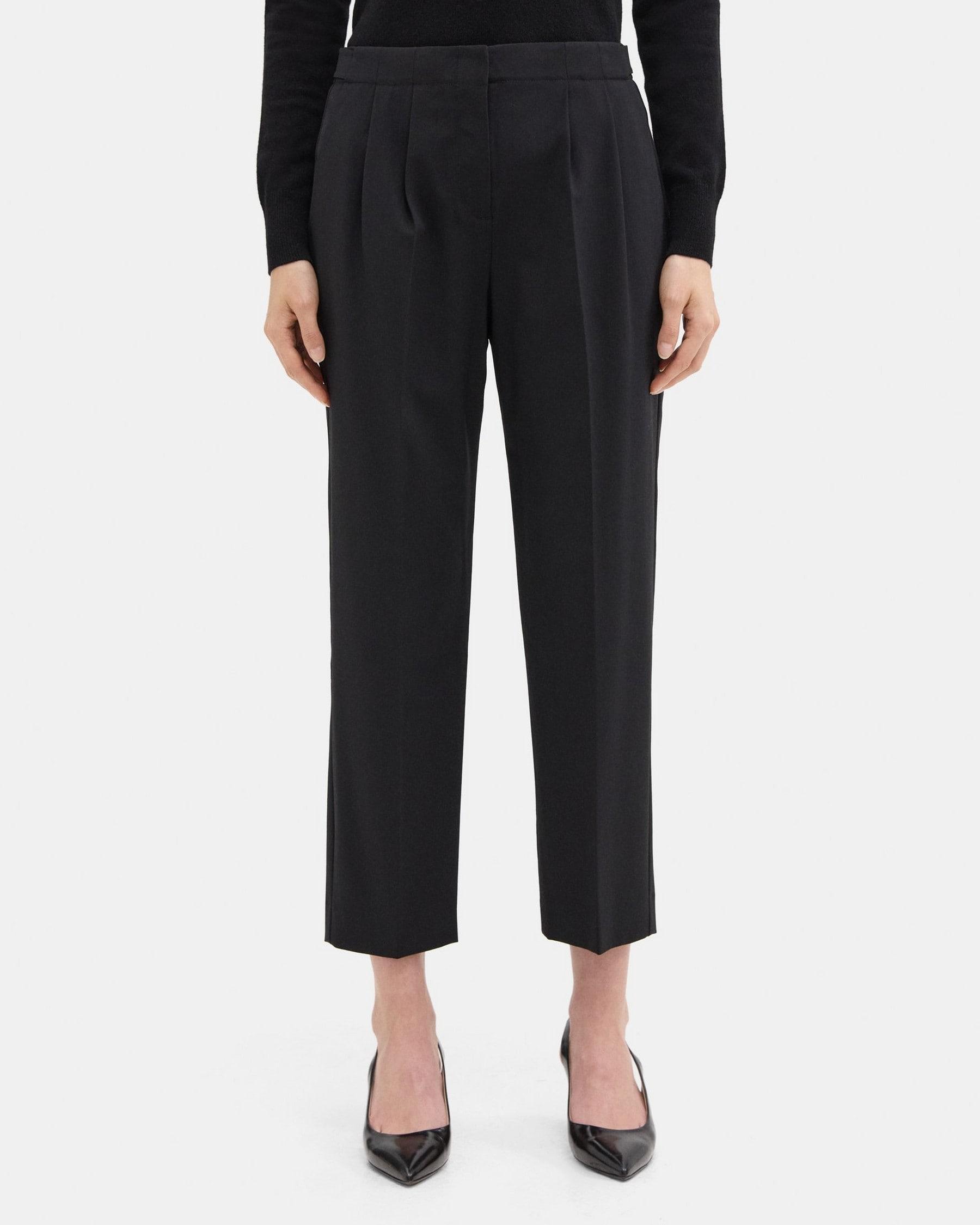 Pleated Relaxed Pant in Sevona Stretch Wool Product Image