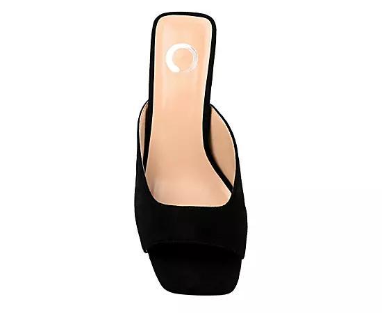 Journee Larna Womens Kitten Sandals Green Product Image