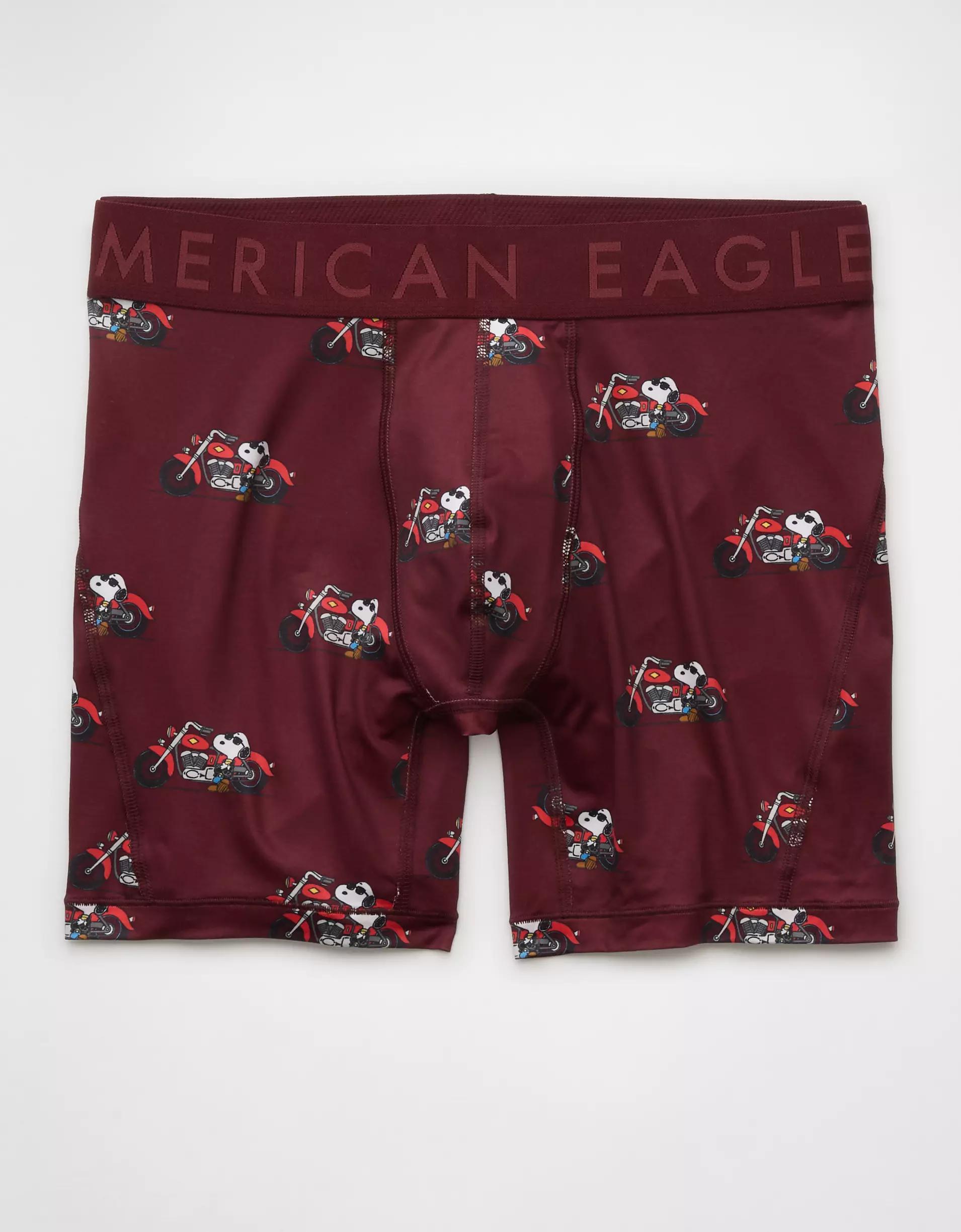 AEO Men's Snoopy Motorcycle 6" Flex Boxer Brief Product Image