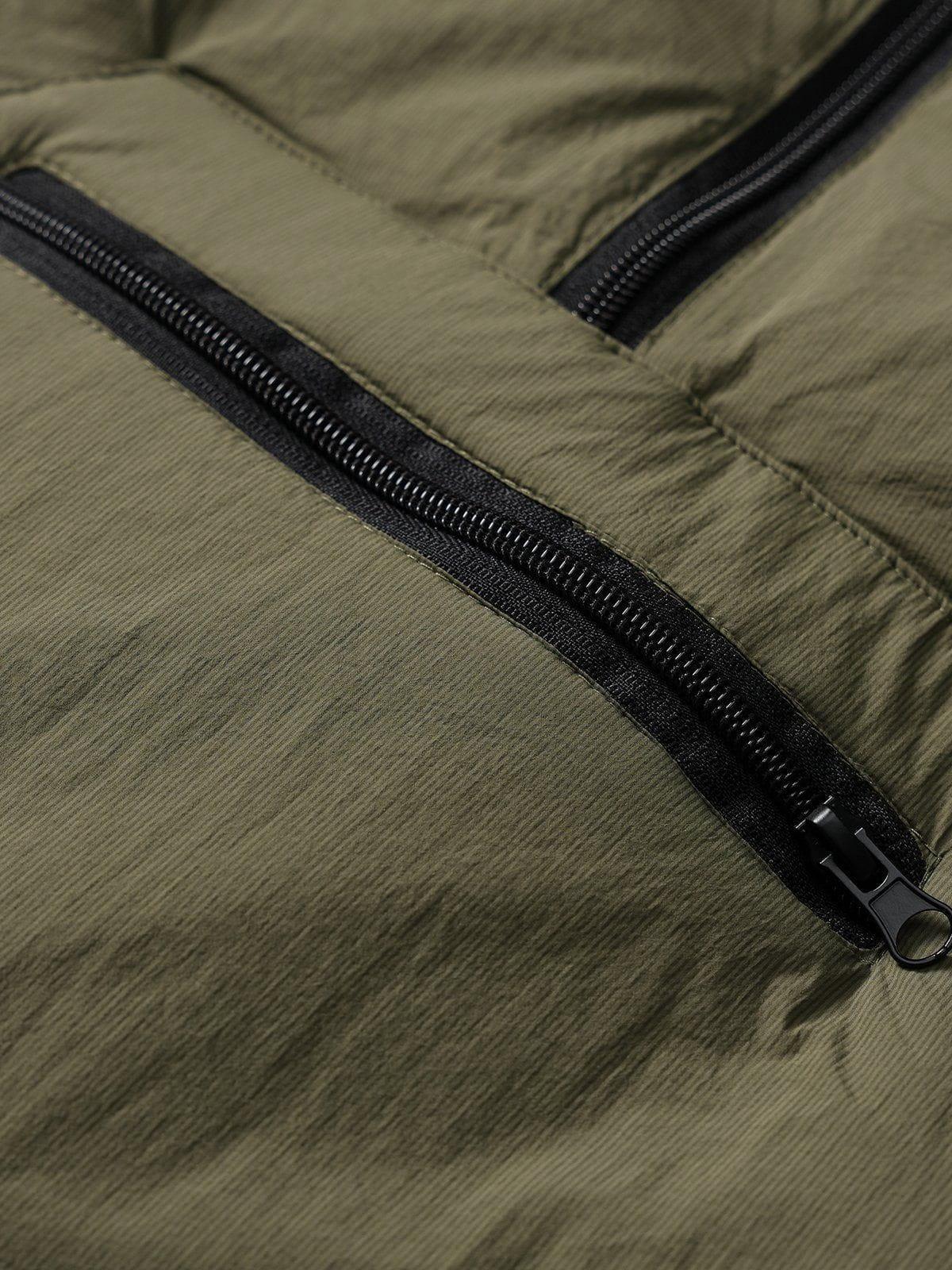 Aelfric Eden Irregular Zip Up Down Vest Product Image