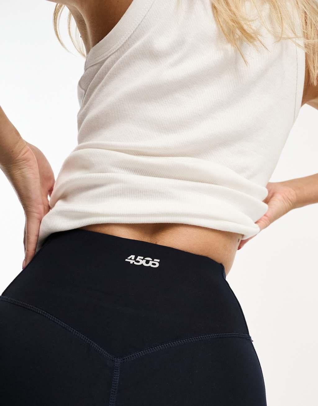 4505 Hourglass Icon bum sculpt gym legging in navy  Product Image