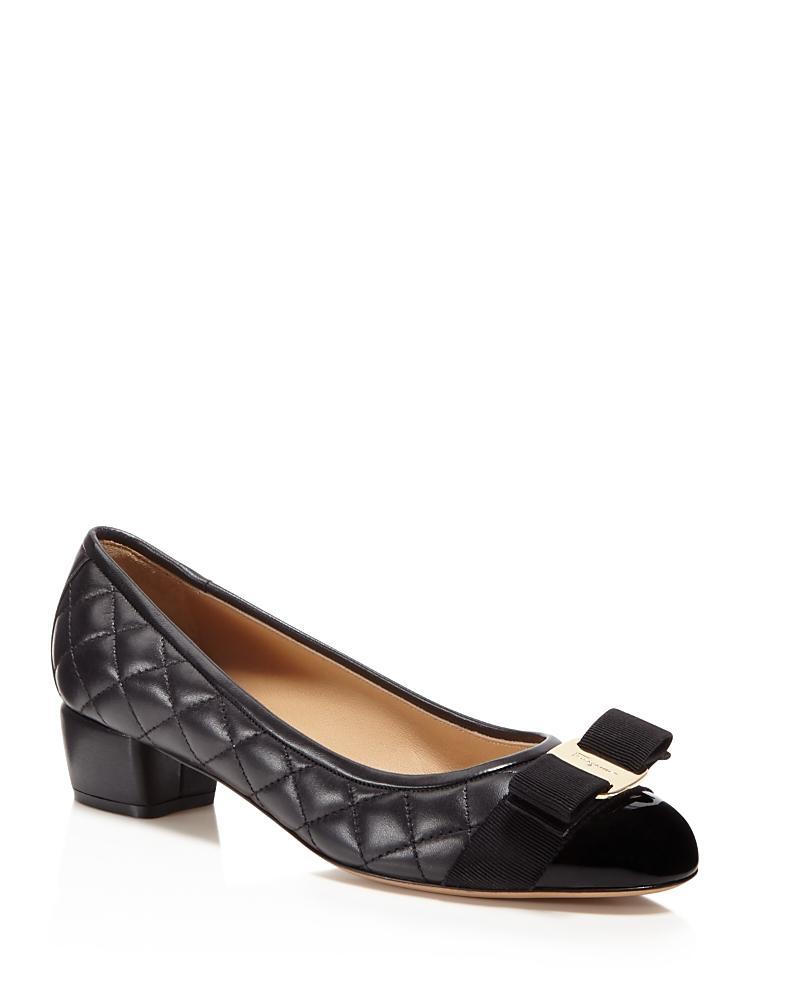 Womens Vara Quilted Leather Pumps Product Image