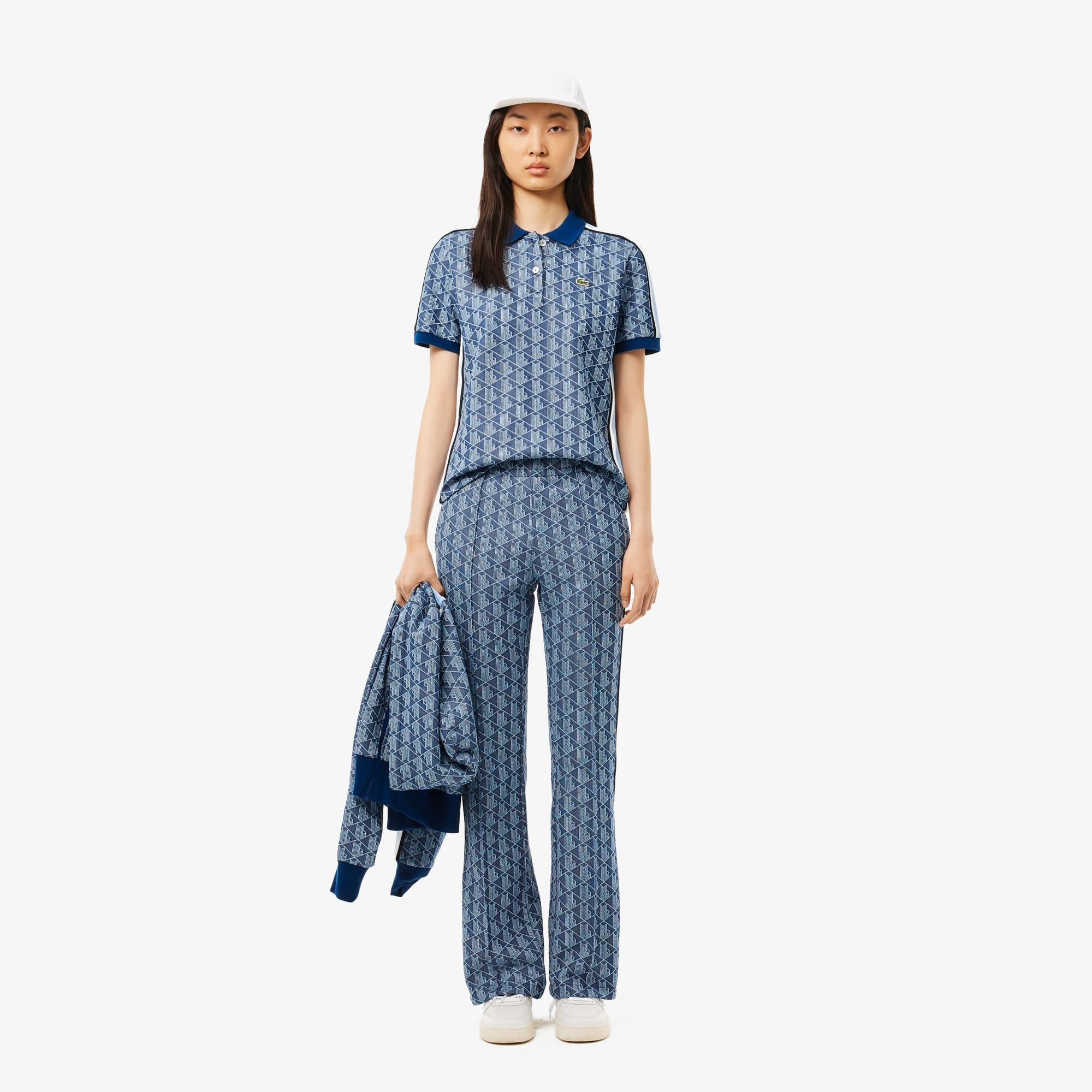 Women's Slim Fit Monogram Polo Product Image