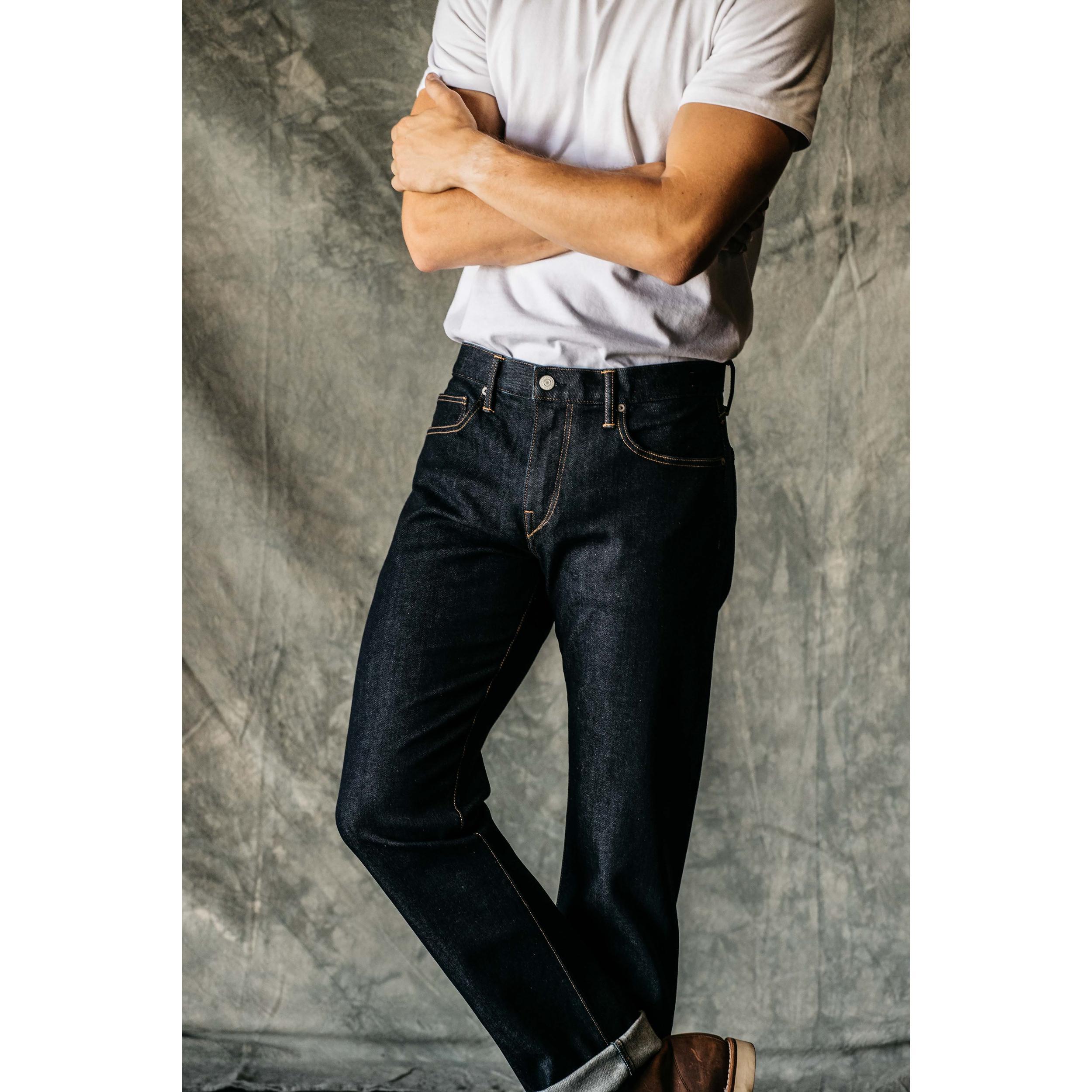 The Hammer Straight Stretch Selvedge Denim Jeans Product Image