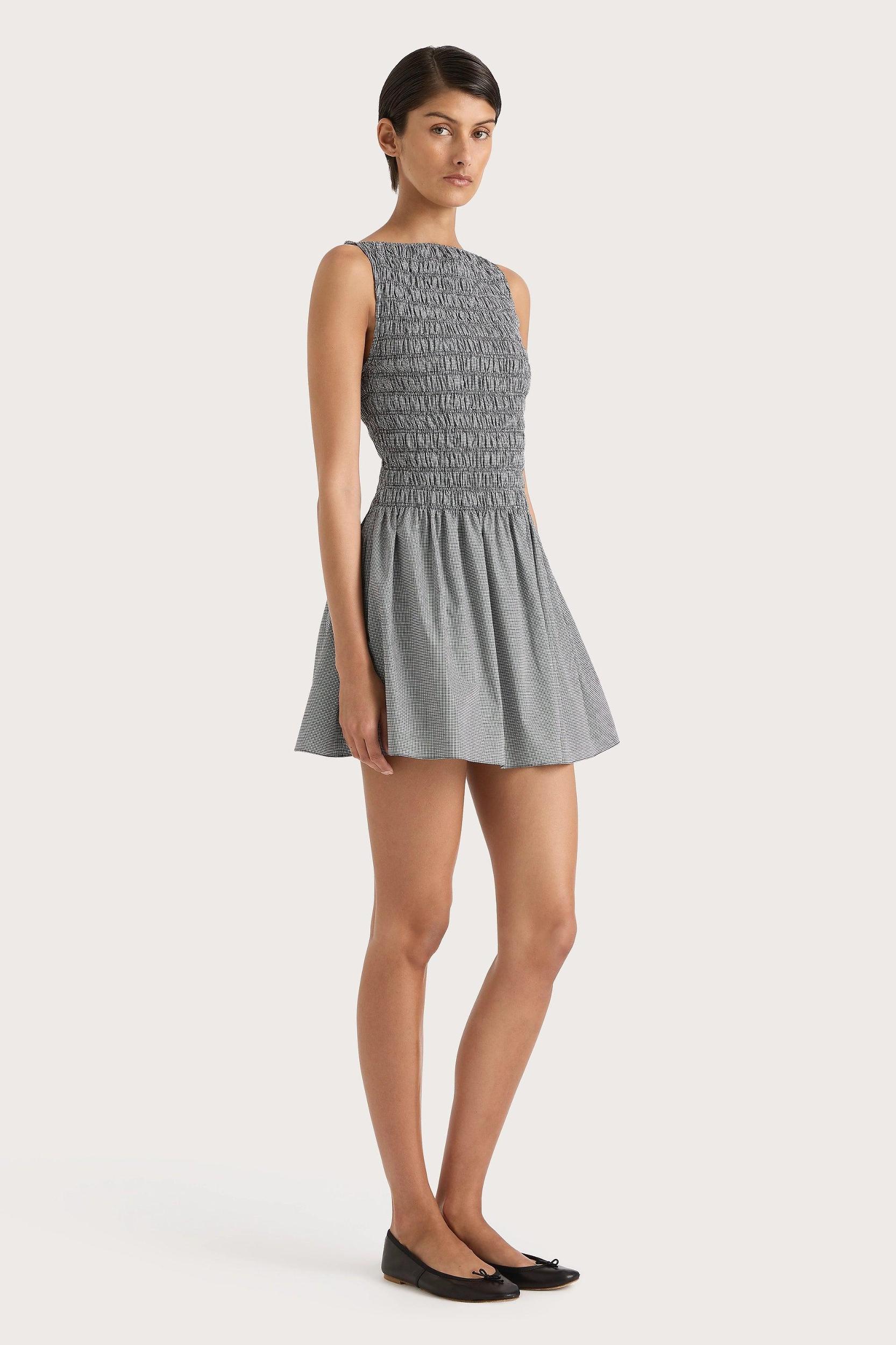 Margot Top Gingham Black Product Image