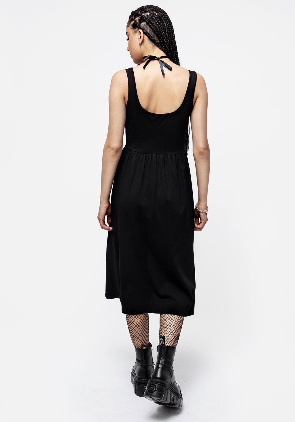 Astarte Basque Waistline Jersey Midi Dress Product Image