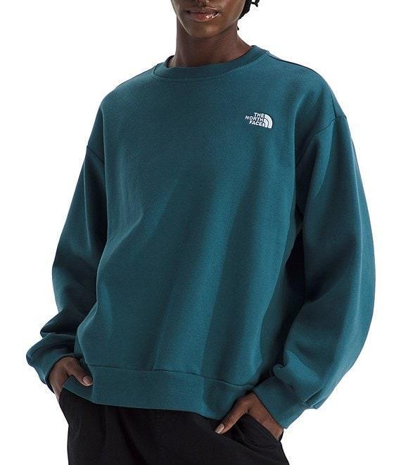 The North Face Evolution Embroidered Logo Crew Neck Long Sleeve Pullover Product Image