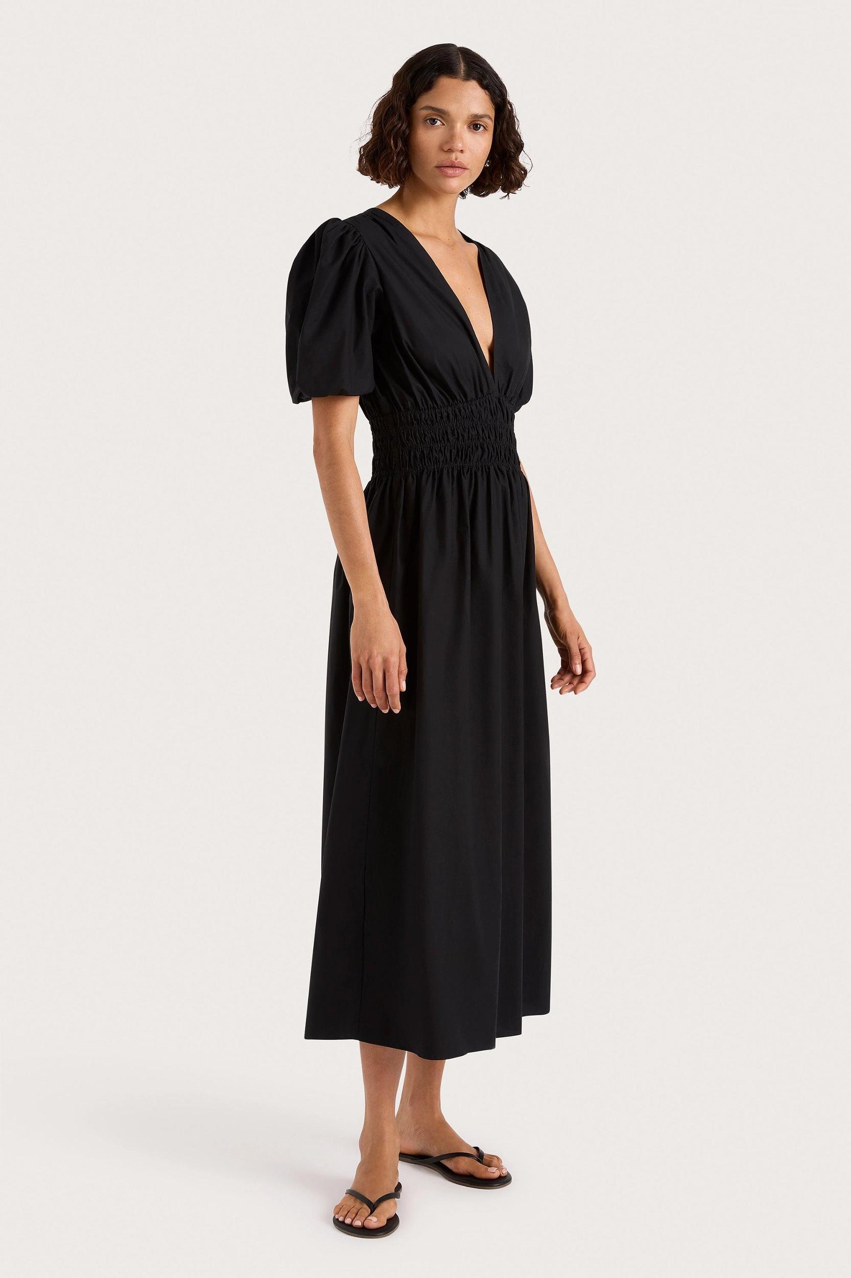 Grace Midi Dress Black Product Image