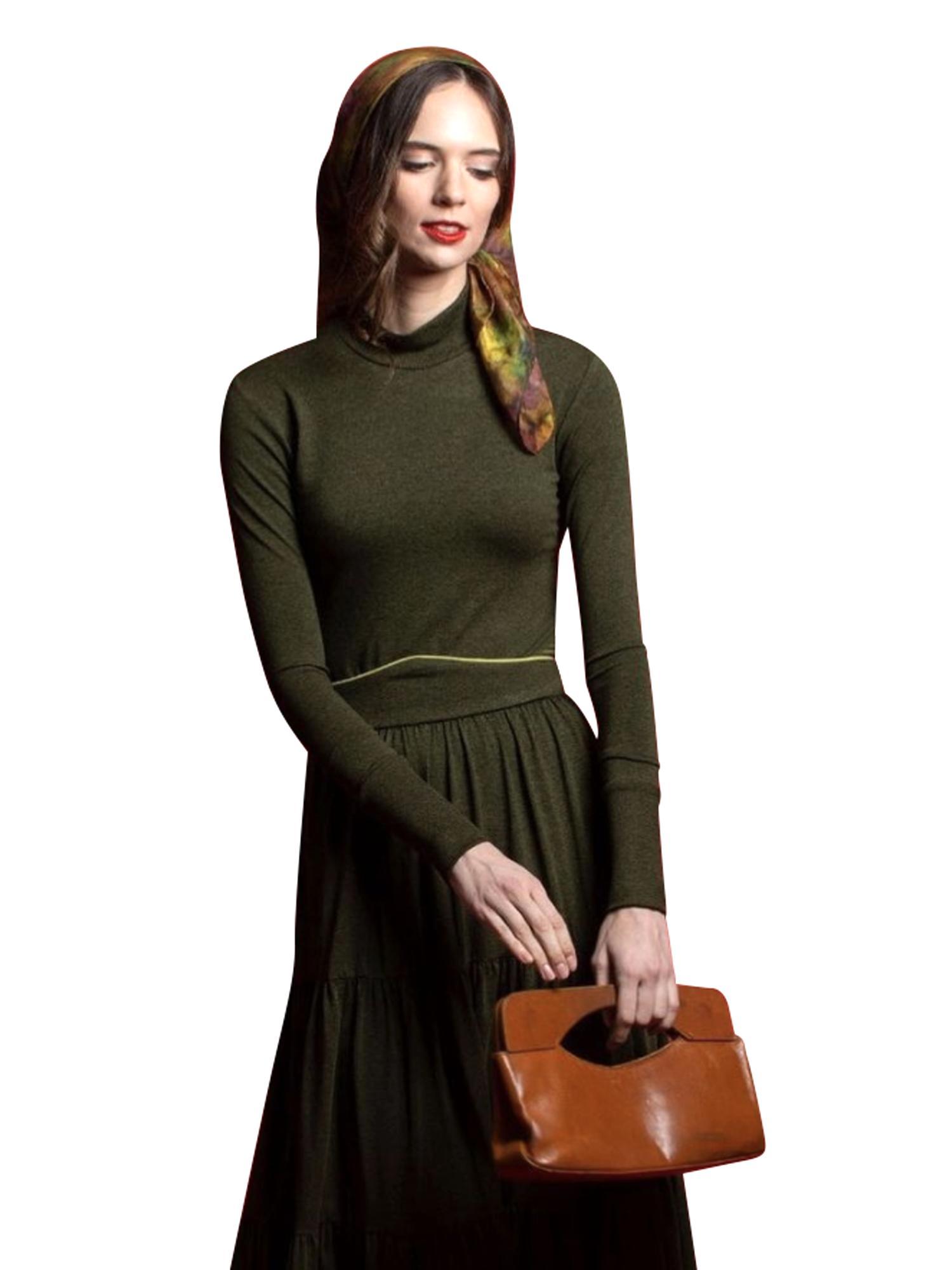 Acorn Piping Waist Skirt Product Image