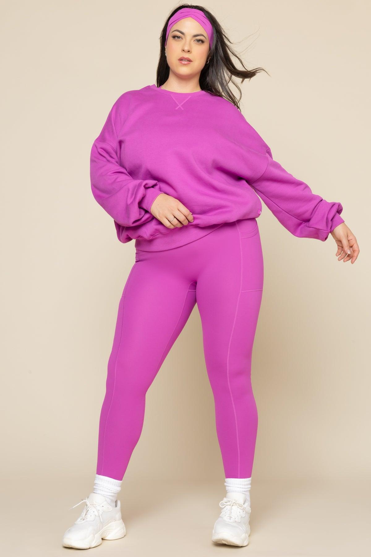 Cloud Crewneck Sweater - Royal Orchid Product Image