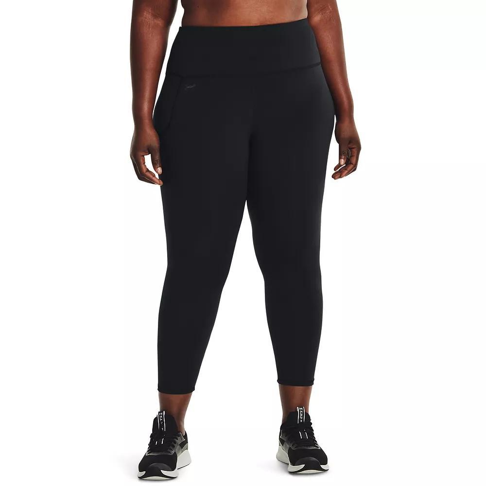 Plus Size Under Armour Motion Ankle Leggings, Women's, Size: 1XL, Black Product Image