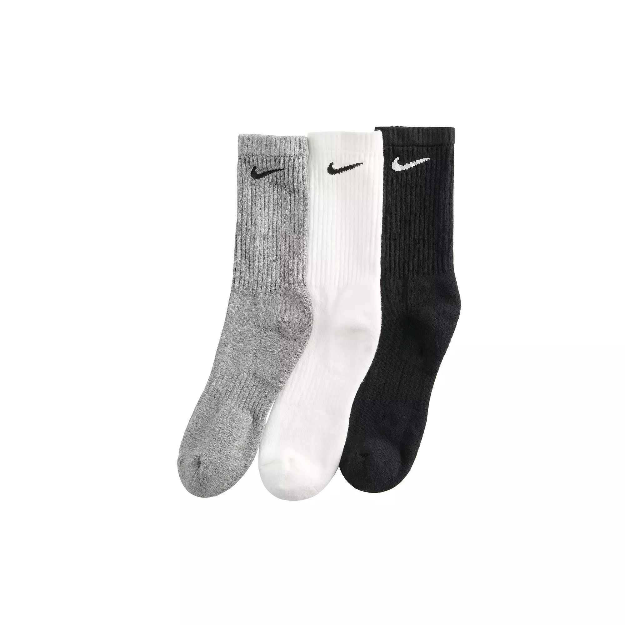 Mens Nike 3-pack Everyday Cushion Crew Training Socks Product Image
