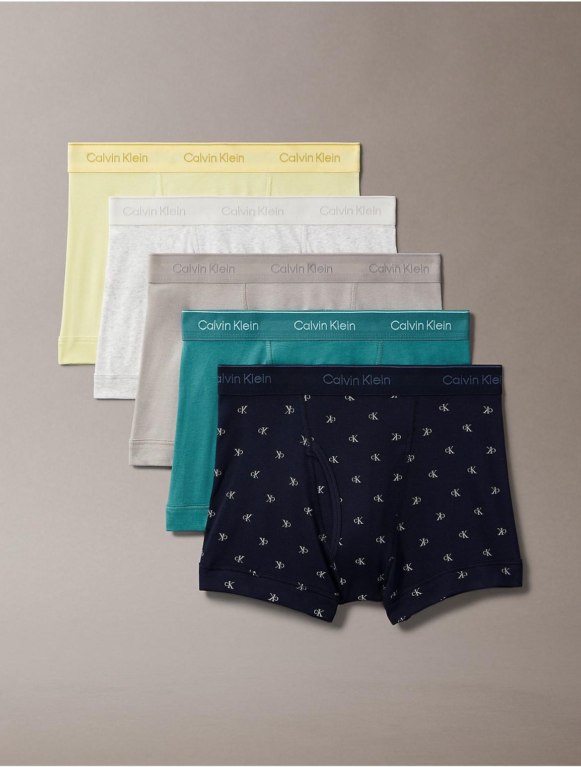 Calvin Klein Men's Cotton Classics 5-Pack Trunk - Multi - L Product Image