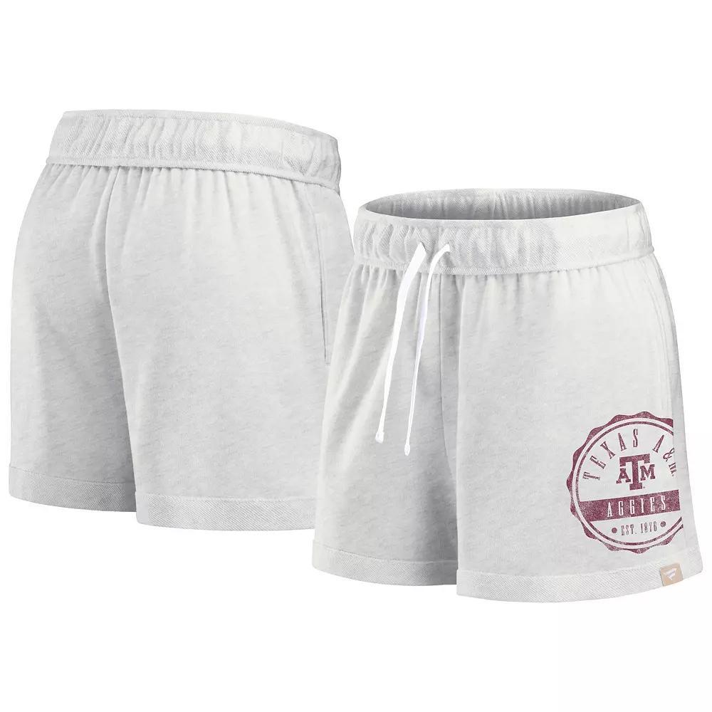 Women's Fanatics Branded Oatmeal Texas A&M Aggies Win Badge Shorts, Size: Medium, Team Product Image