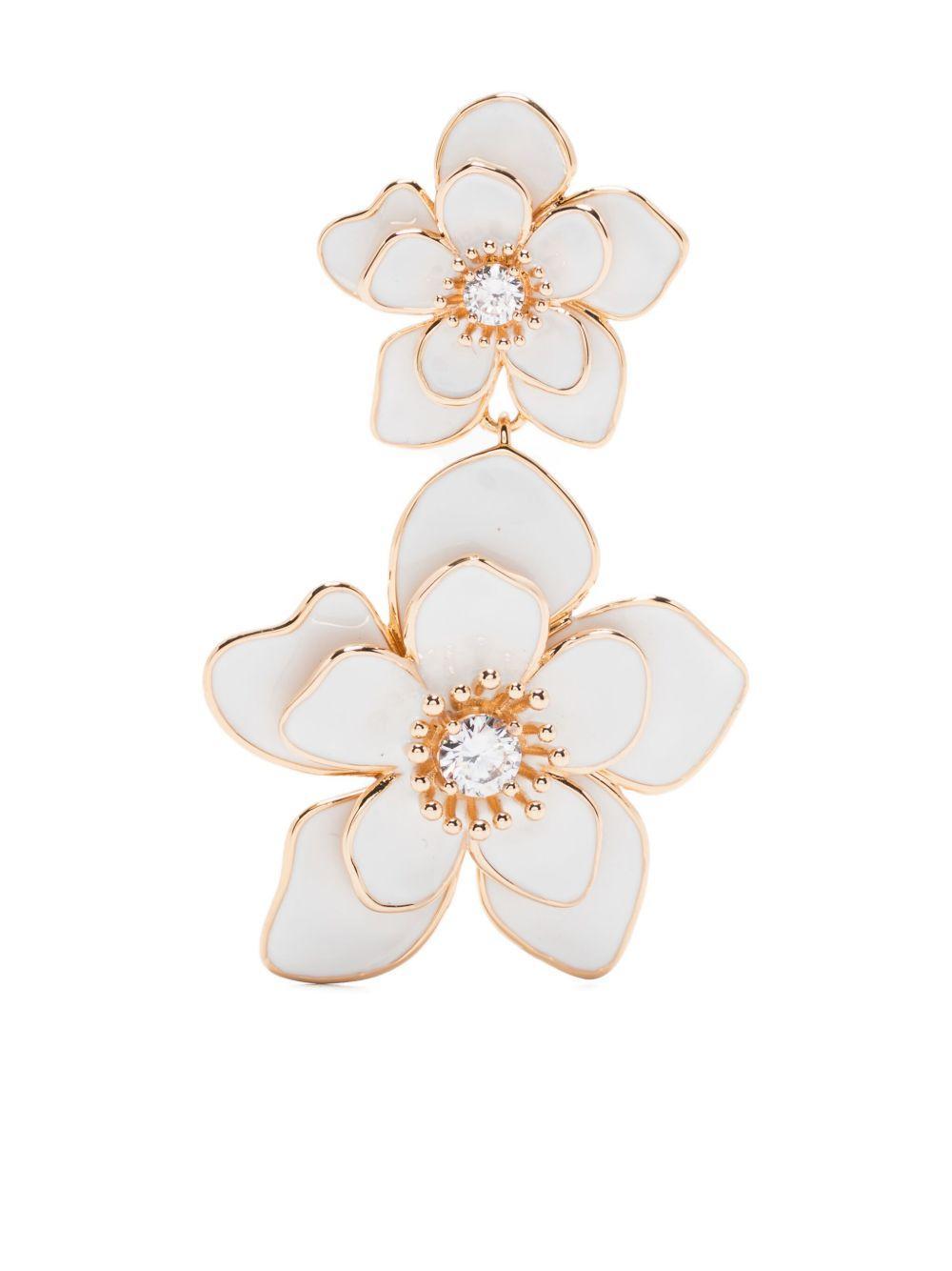 flower tiered earrings Product Image