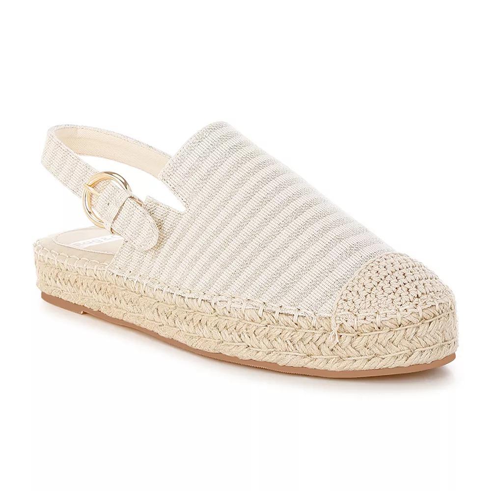 Rag & Co. ZALLI Women's Slingback Espadrille Sandals, Size: 5, Beige Product Image