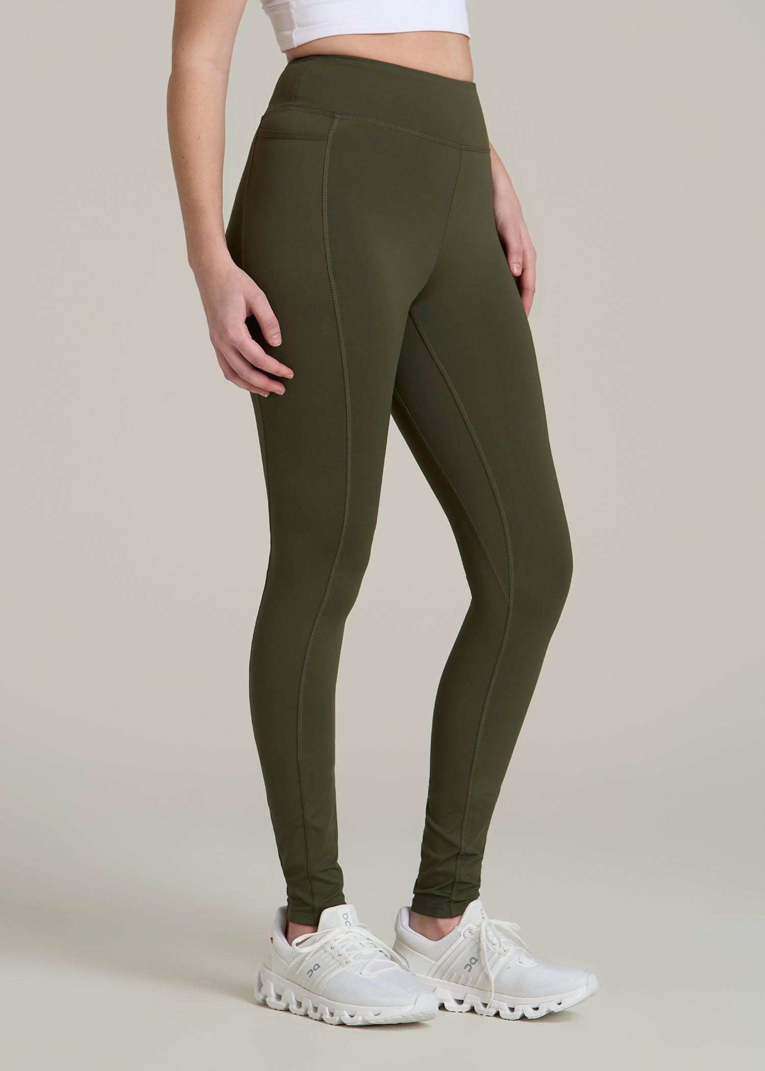 Bella Outer-Pocket Tall Women's Legging in Forest Night Product Image