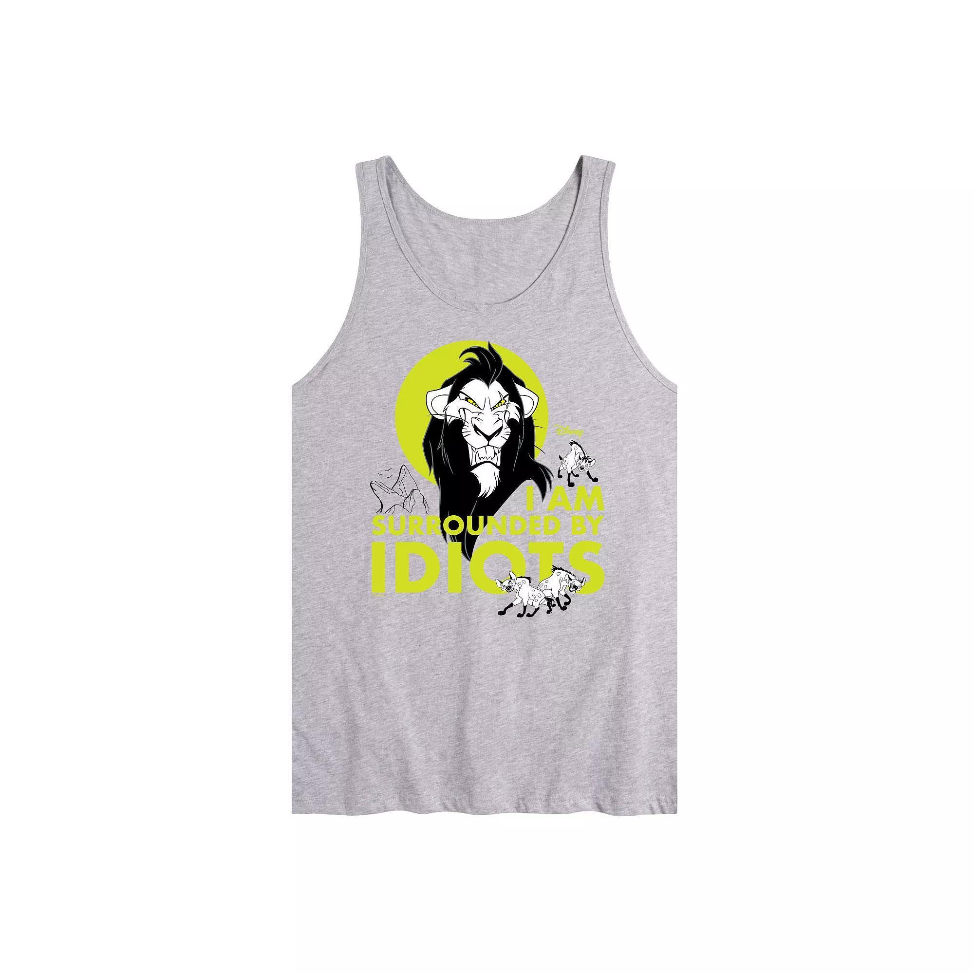 Disney Villains Mens Surrounded By Idiots Graphic Tank Top Product Image
