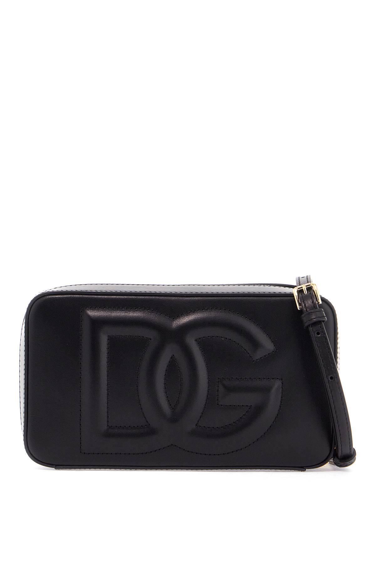 DOLCE & GABBANA Leather Shoulder Bag In Black Product Image