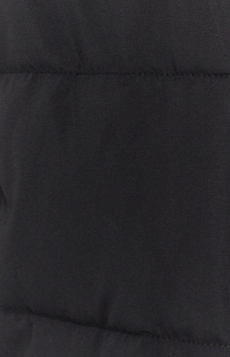 Fuego Puffer Cropped Jacket Black Product Image