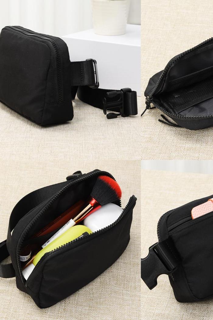 Solid Nylon Sling Bag / Fanny Pack / Belt Bag Product Image
