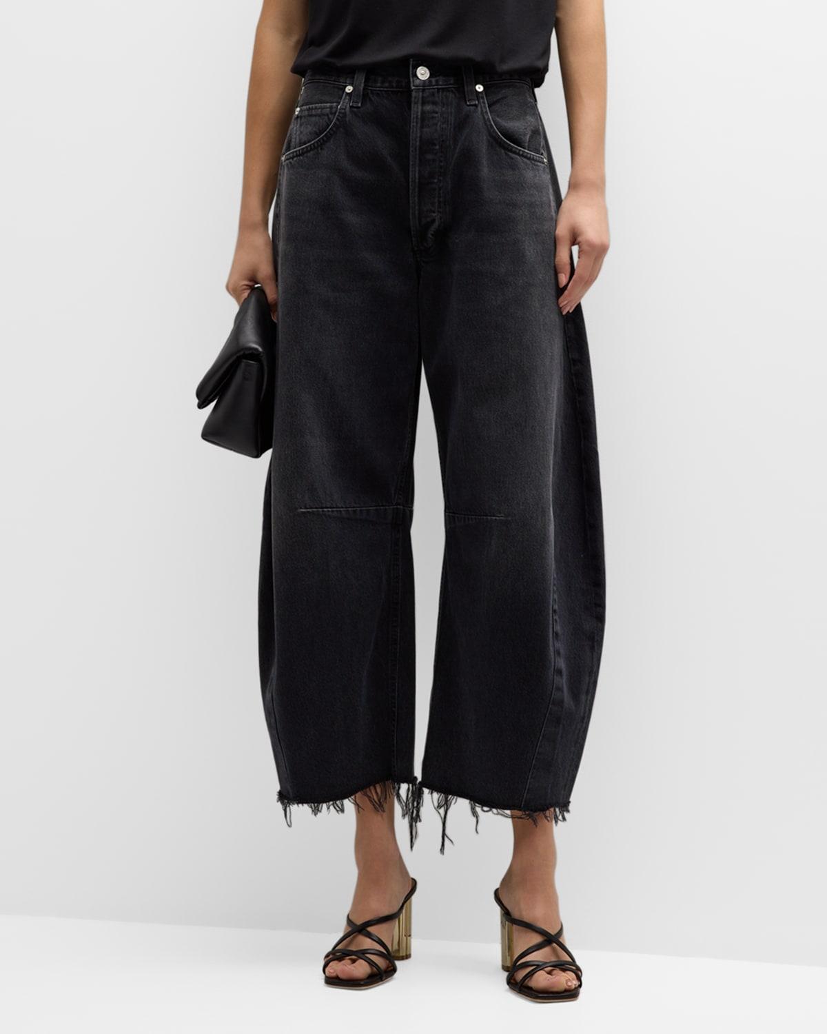 Womens Horseshoe Wide-Leg Jeans Product Image