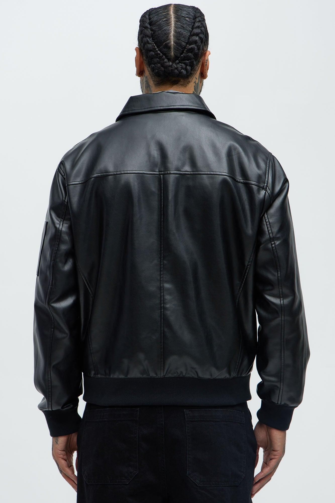 Austin Cargo Varsity Jacket - Black Product Image