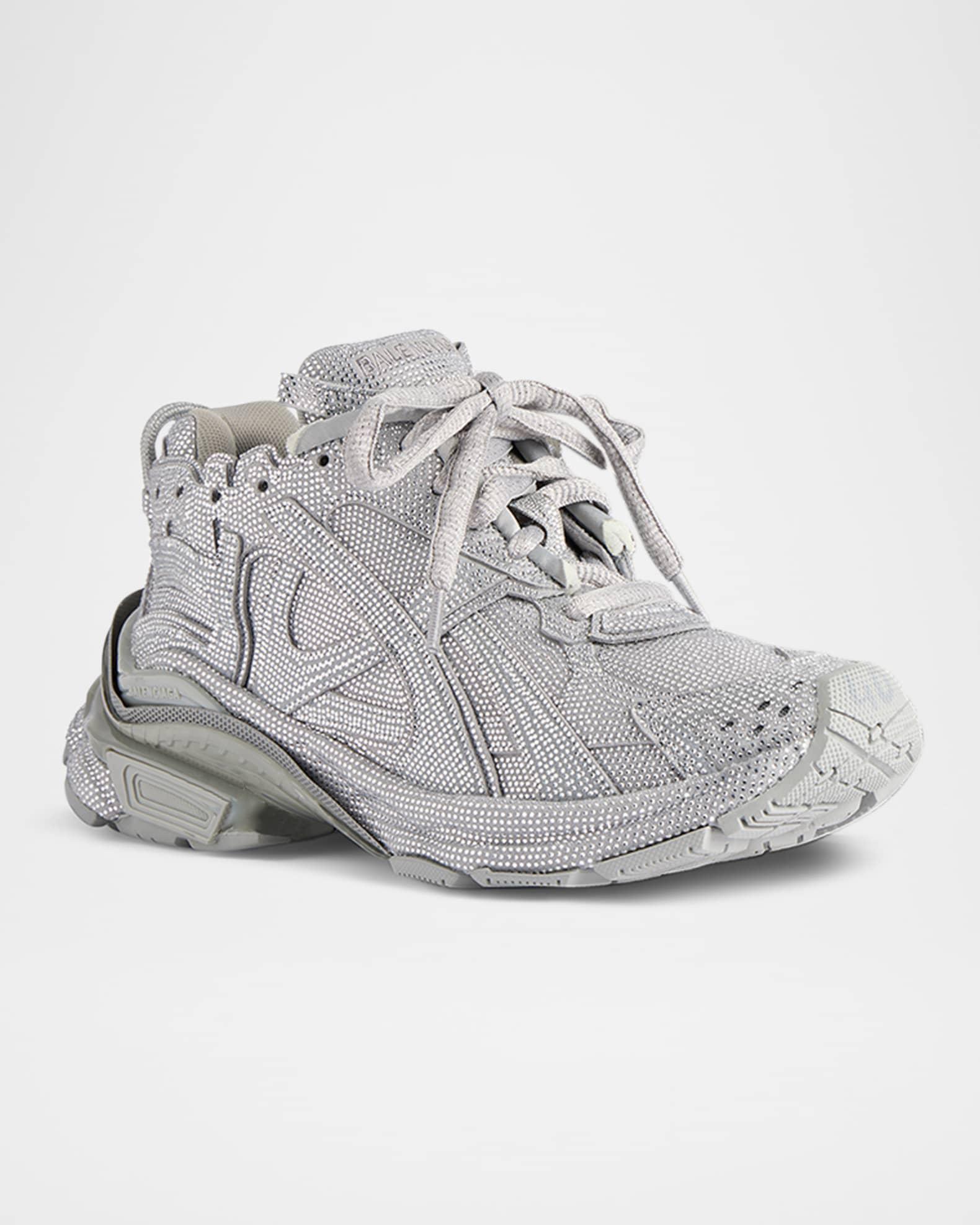 Runner Rhinestone-Embellished Fashion Sneakers Product Image