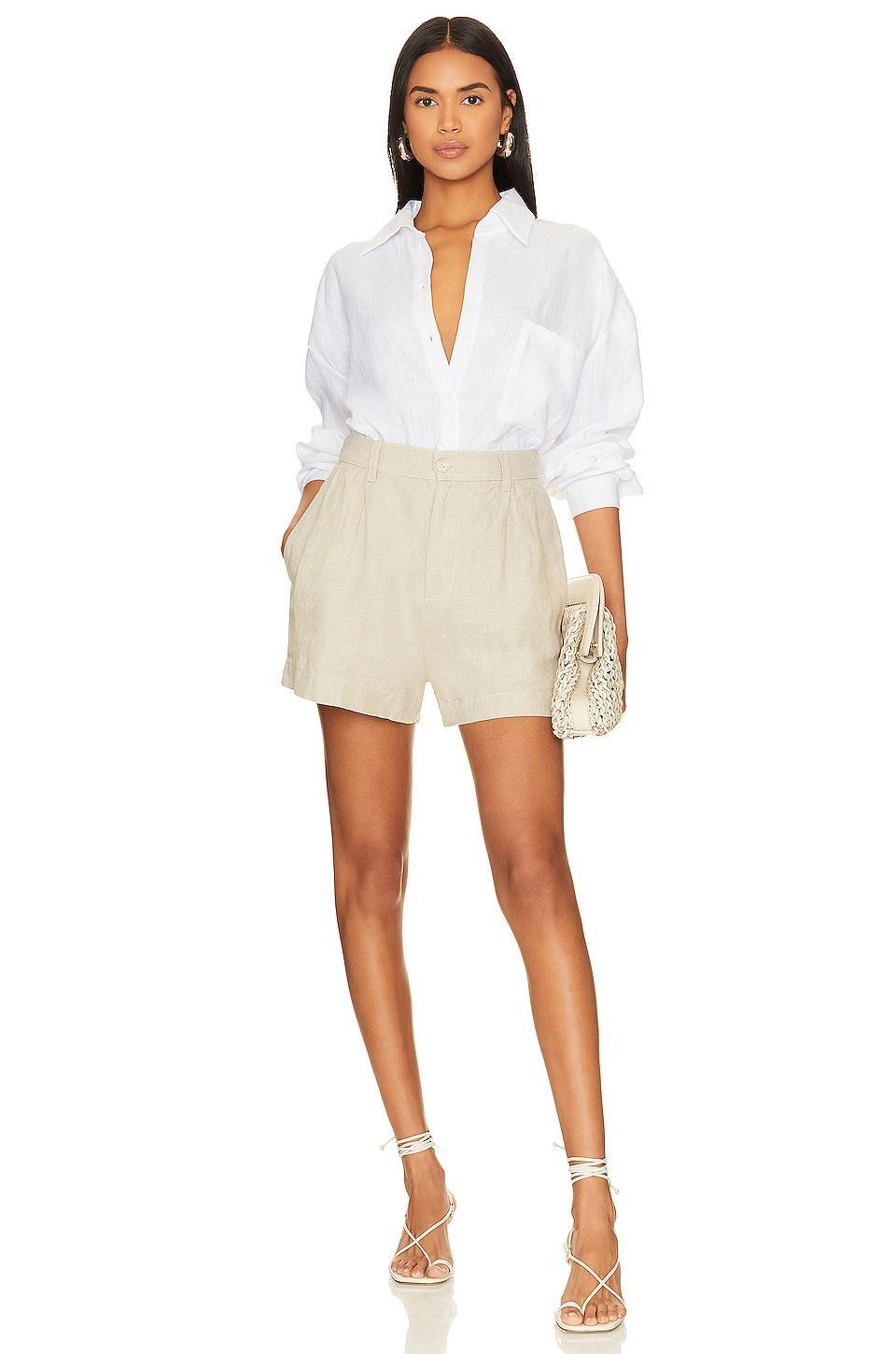 Pleat Front Trouser Short Bella Dahl Product Image