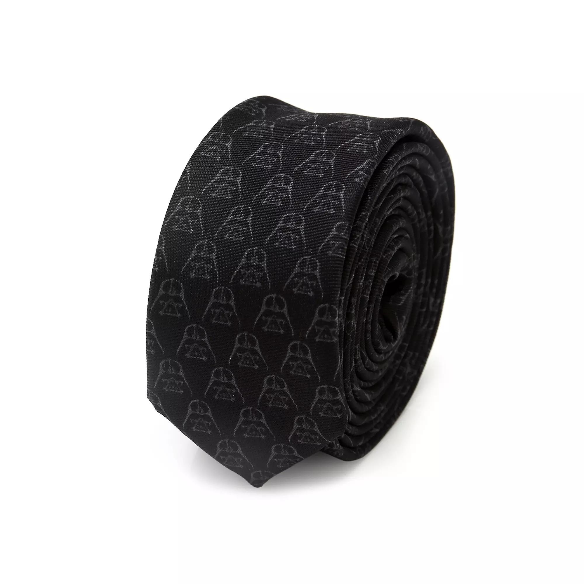 Men's Star Wars Darth Vader Black Men's Skinny Tie, Black Darth Vader Product Image