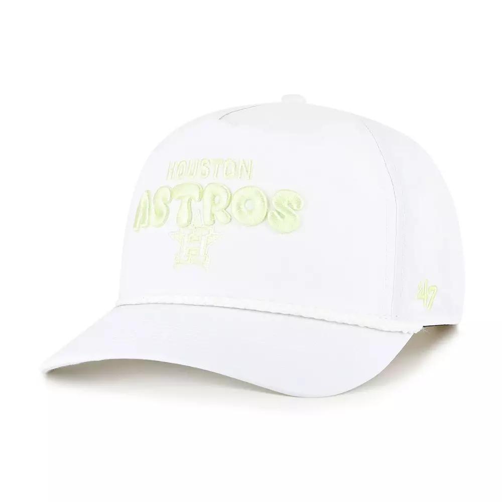 Women's '47  White Houston Astros Bright Side Adjustable Hitch Hat Product Image