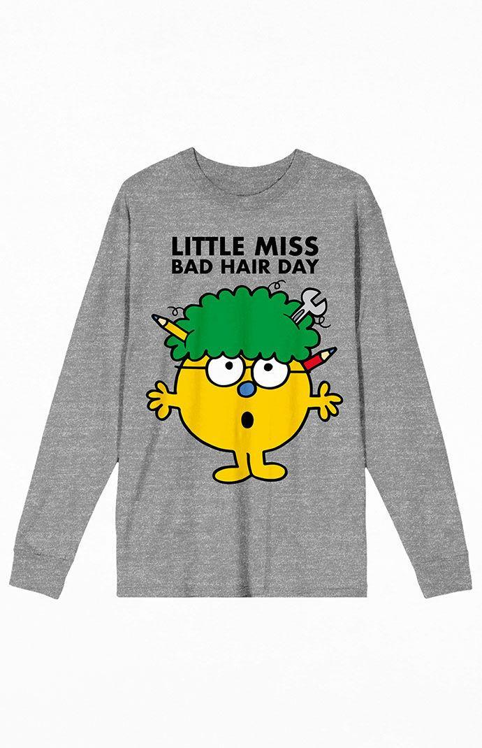 Women's Little Miss Bad Hair Day T-Shirt Product Image