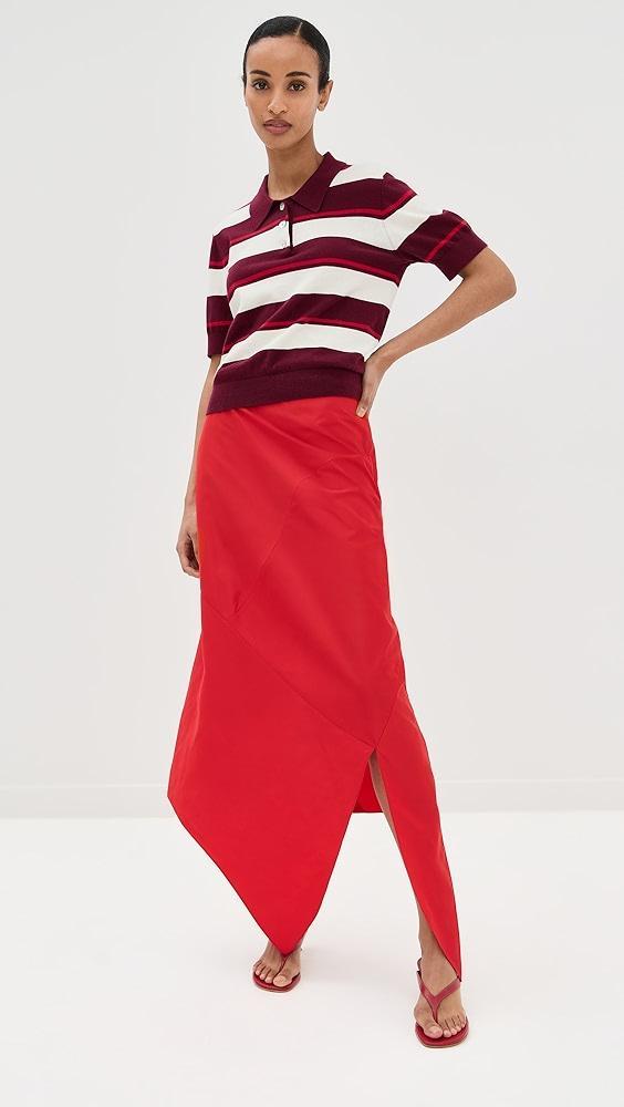 Tibi Italian Sporty Nylon Tie Skirt | Shopbop Product Image