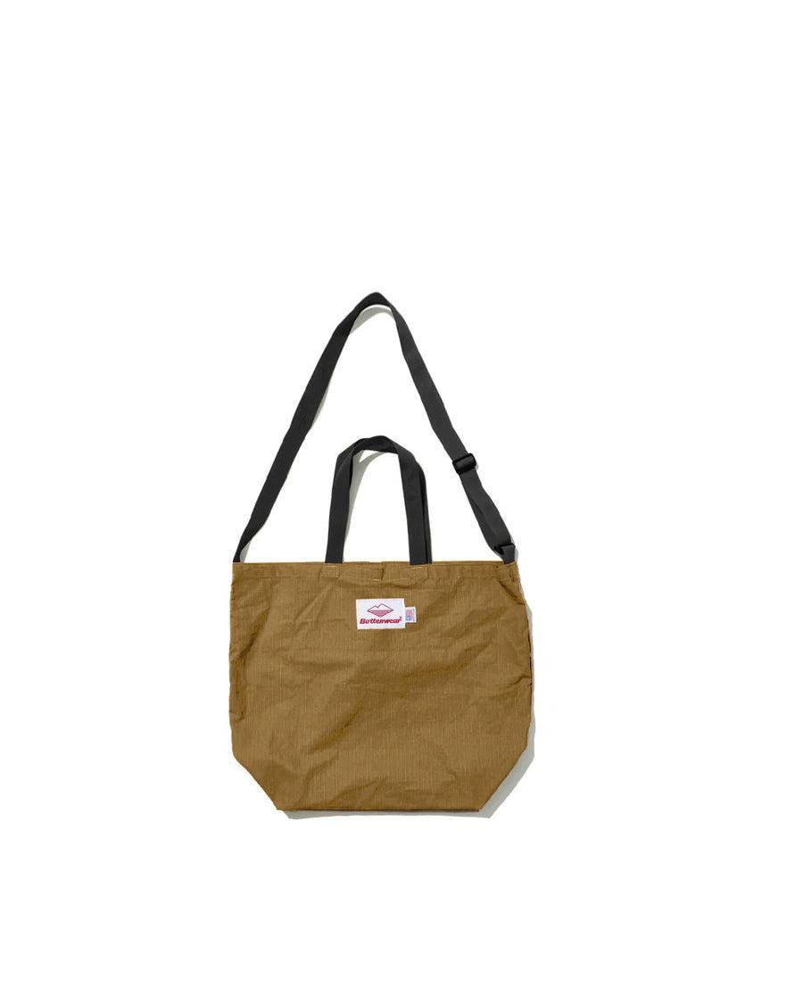 Mini Packable Tote / Tan x Black Product Image