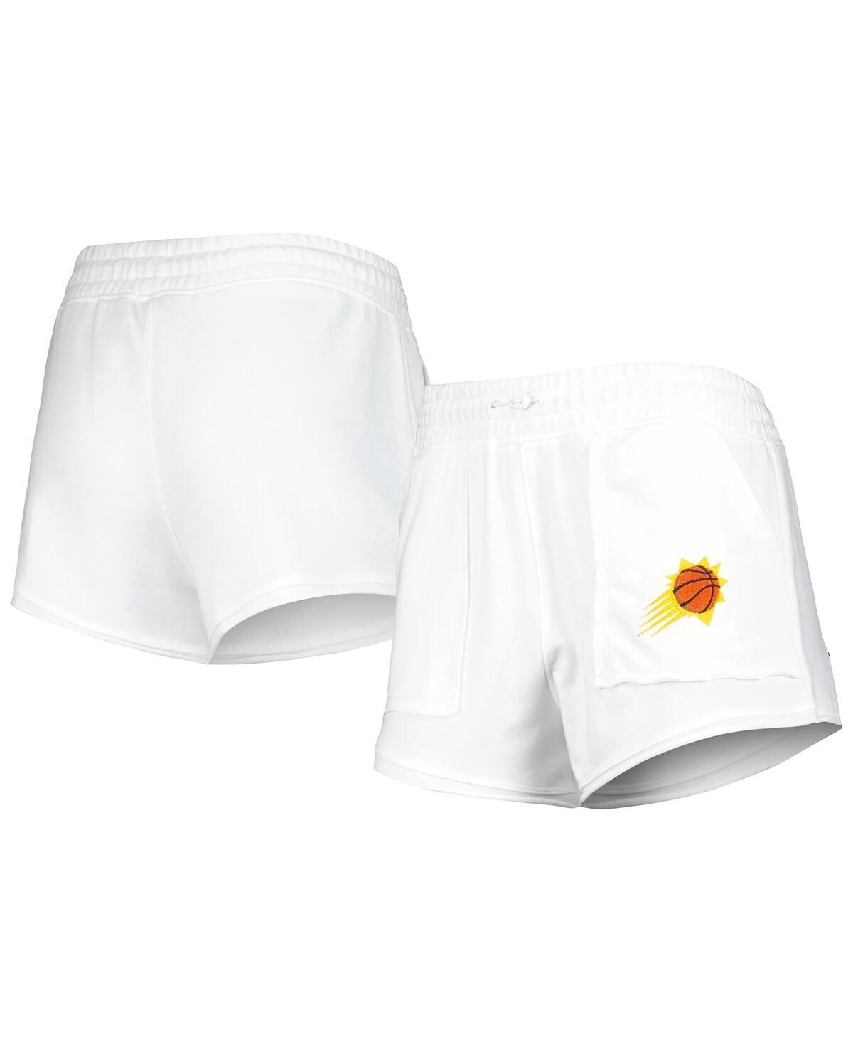 Women's Concepts Sport  White Phoenix Suns Sunray Shorts, Size: Large, Phx White Product Image