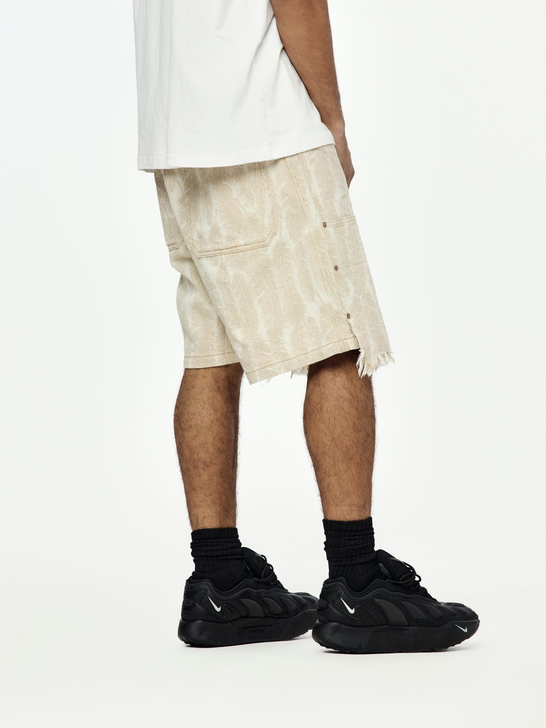 12oz MAGPIE Denim W-Knee EASY Shorts Product Image