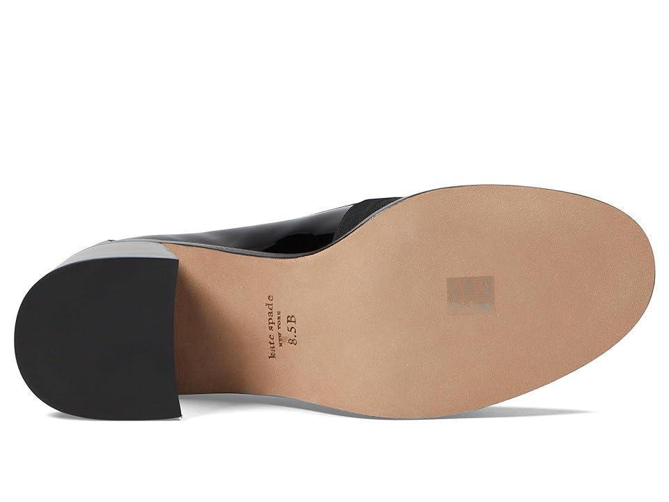 Womens Leandra 89MM Leather Block-Heel Loafers Product Image