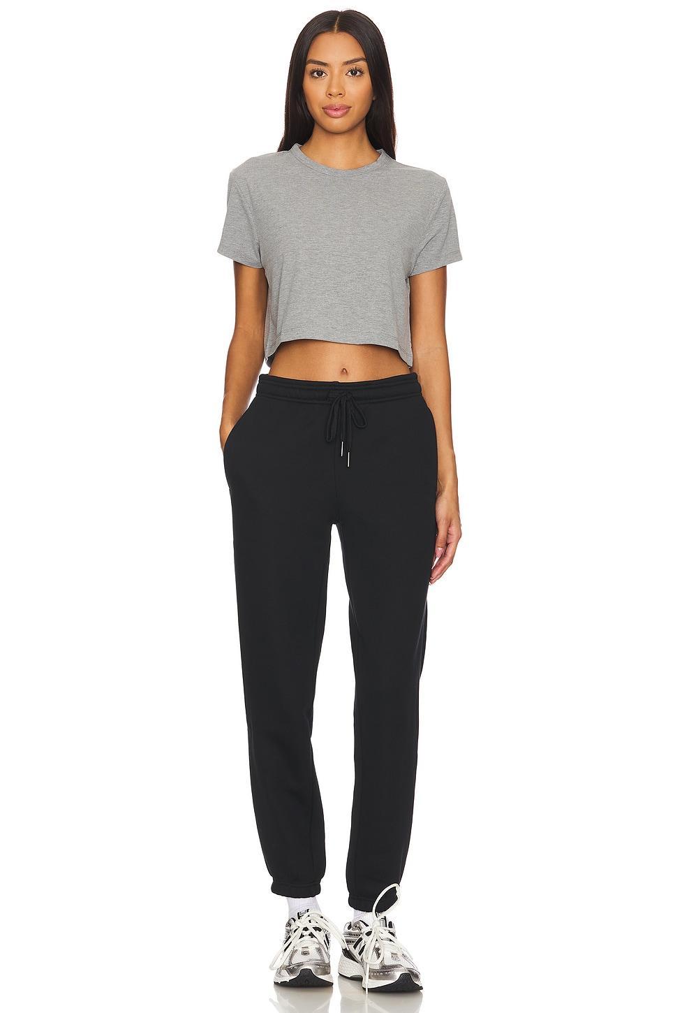 Almost Friday Cropped Tee Cuts Product Image
