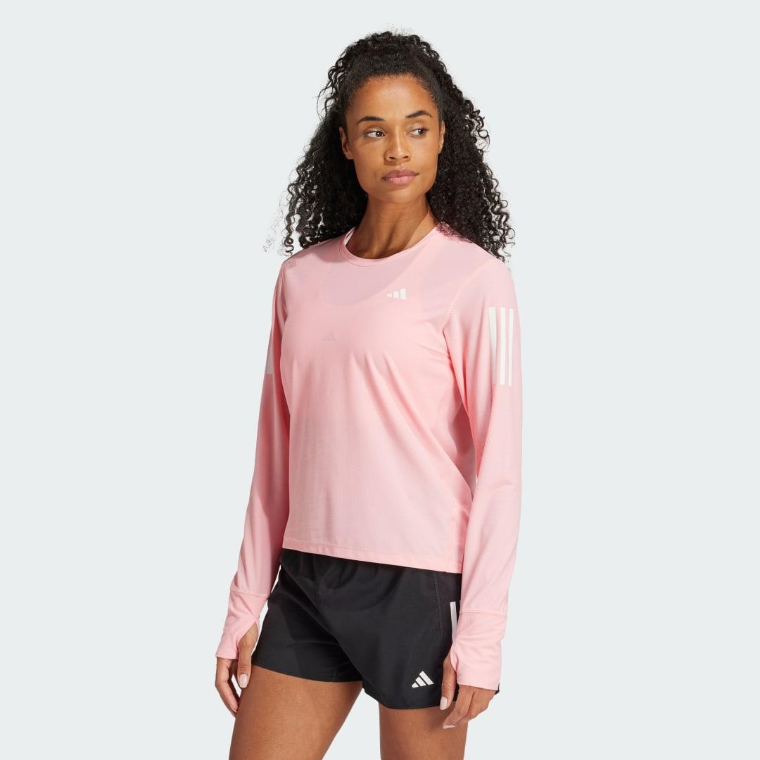 Womens adidas Own The Run Long-Sleeve T-Shirt Product Image