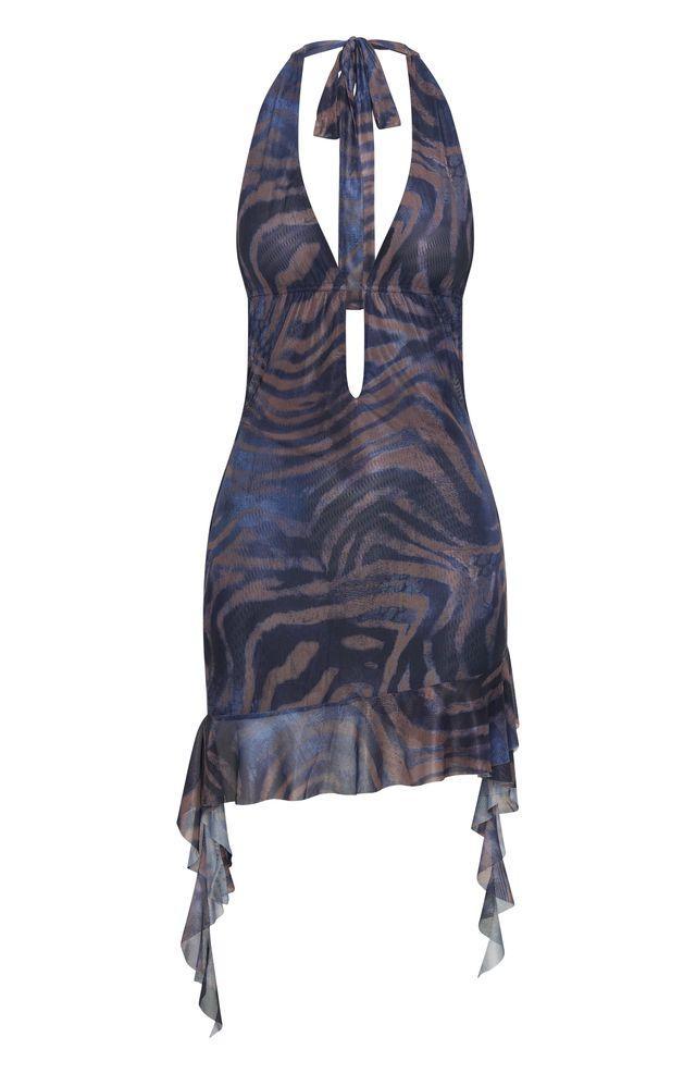 Diamond In The Rough Mini Dress Savanna Shadows Product Image