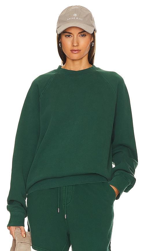 WAO The Crew Sweatshirt in Dark Green. - size S (also in L, M, XL/1X, XS) Product Image